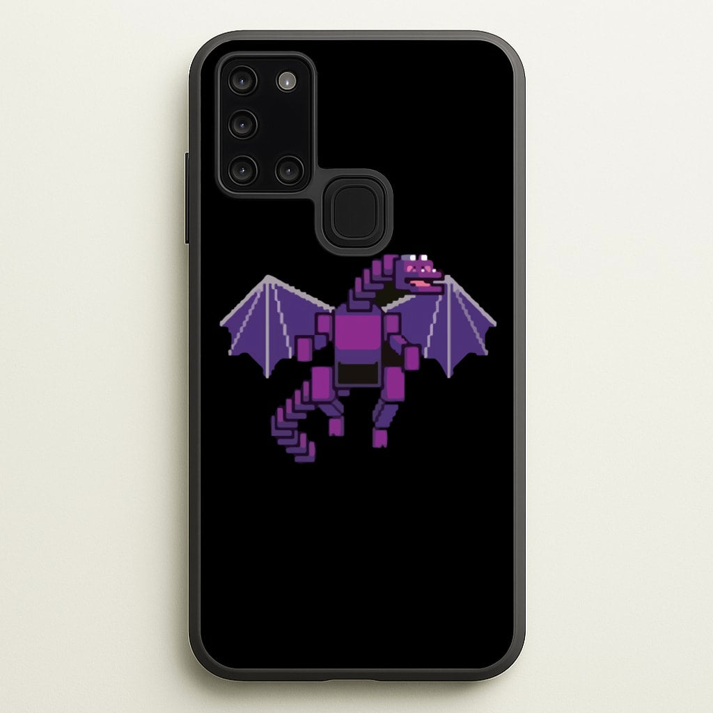 Ender Dragon - Minecraft Phone Case for Galaxy A21s