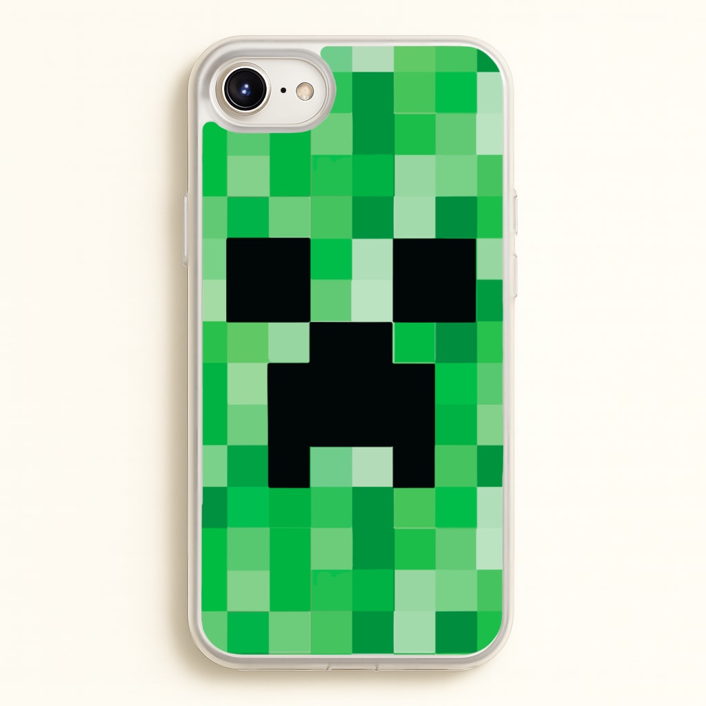 Creeper Face - Mining - Minecraft Phone Case for iPhone 6 / 7 / 8 / SE