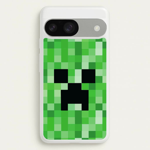 Creeper Face - Mining - Minecraft Phone Case for Google Pixel 9 / 9 Pro