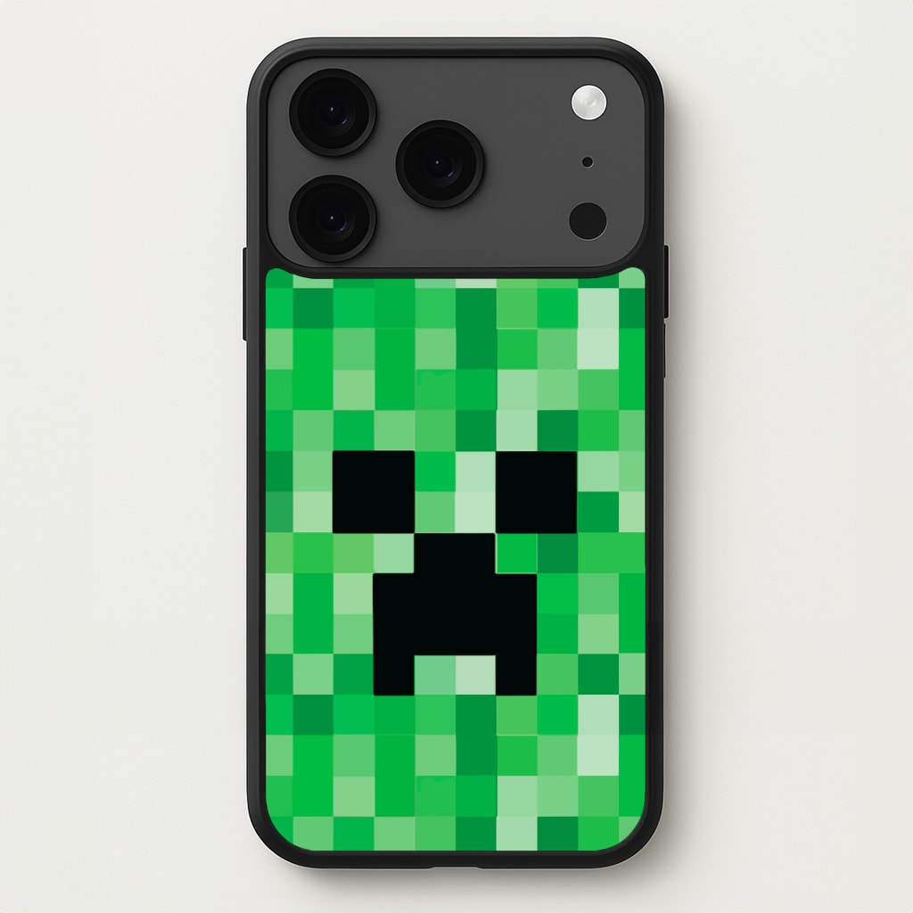 Creeper Face - Mining Phone Case for iPhone 17 Pro Max