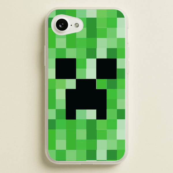 Creeper Face - Mining - Minecraft Phone Case for iPhone 16e