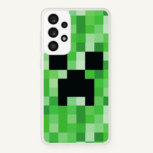 Creeper Face - Mining - Minecraft Phone Case for Galaxy A53