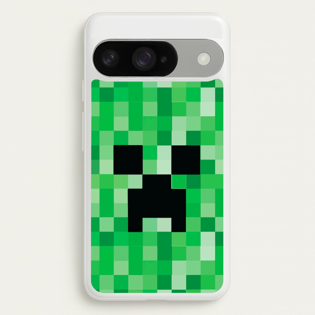 Creeper Face - Mining Phone Case for Google Pixel 10 / 10 Pro