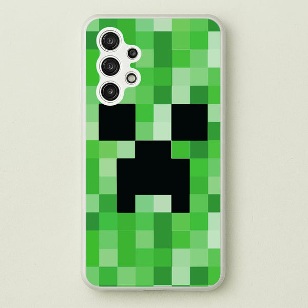 Creeper Face - Mining - Minecraft Phone Case for Galaxy A13