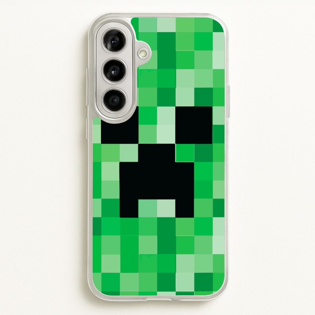 Creeper Face - Mining - Minecraft Phone Case for Galaxy A56