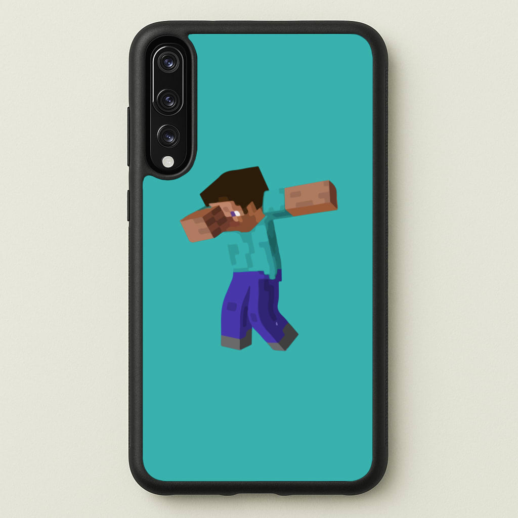 Steve Dab - Mining - Minecraft Phone Case for Huawei P20 Pro