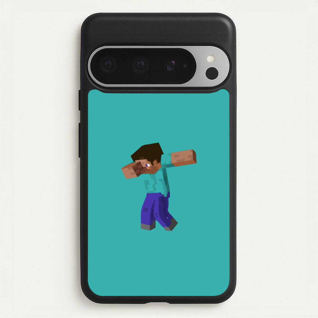 Steve Dab - Mining - Minecraft Phone Case for Google Pixel 9 Pro XL