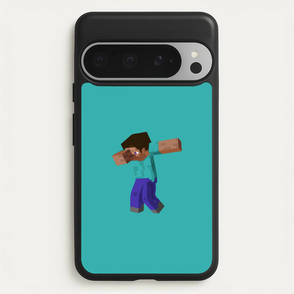 Steve Dab - Mining - Minecraft Phone Case for Google Pixel 9 Pro XL