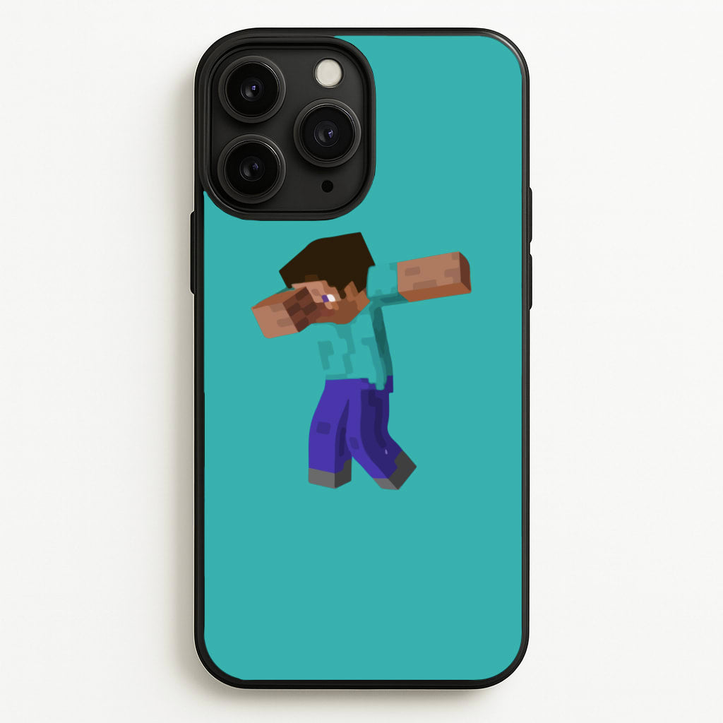 Steve Dab - Mining - Minecraft Phone Case for iPhone 11 Pro Max