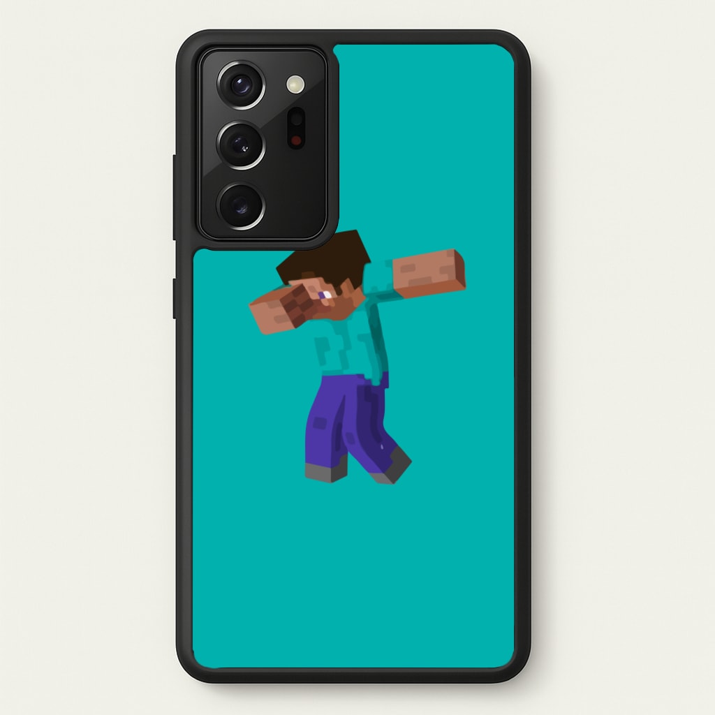 Steve Dab - Mining - Minecraft Phone Case for Galaxy Note 20 Ultra
