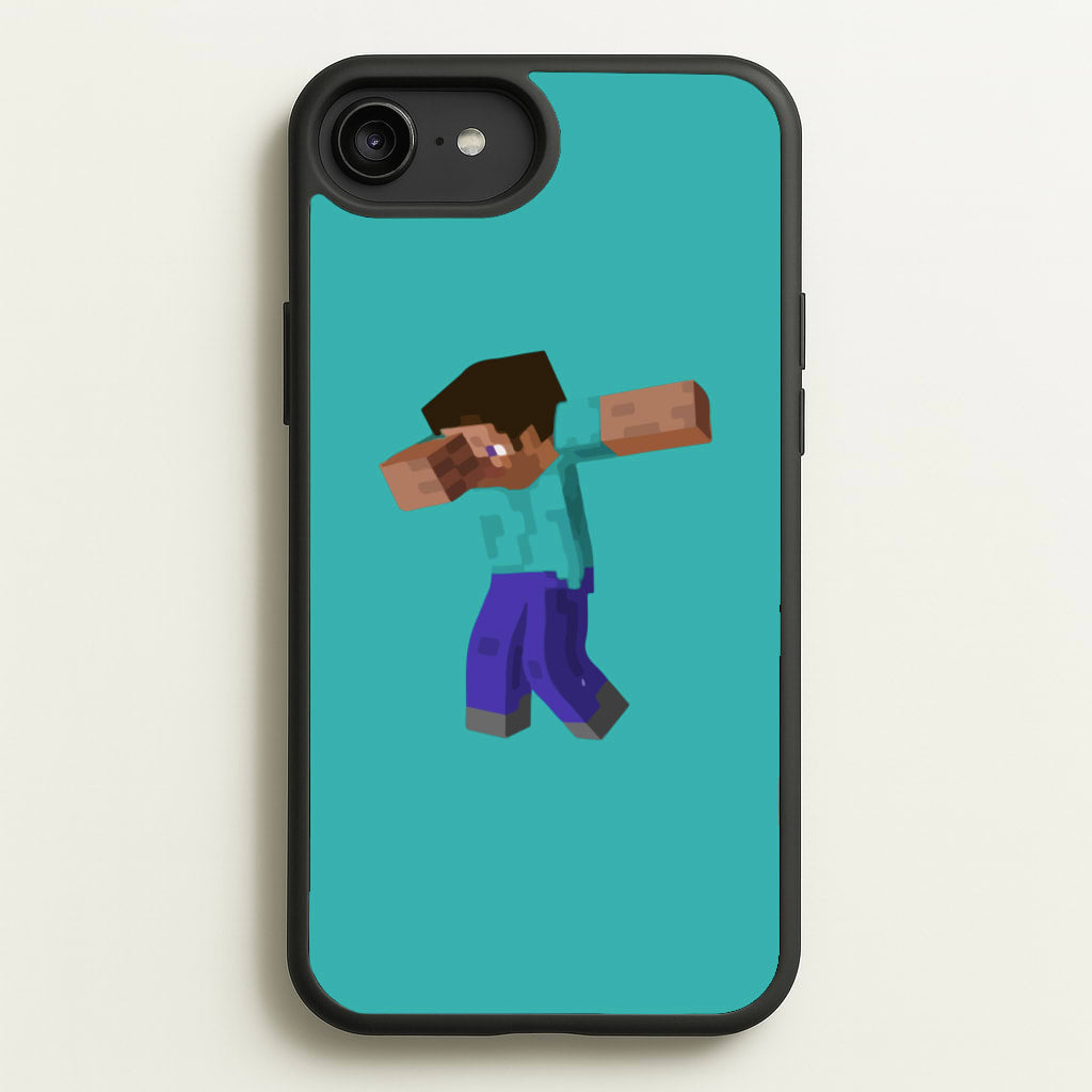Steve Dab - Mining - Minecraft Phone Case for iPhone 6 Plus / 7 Plus / 8 Plus