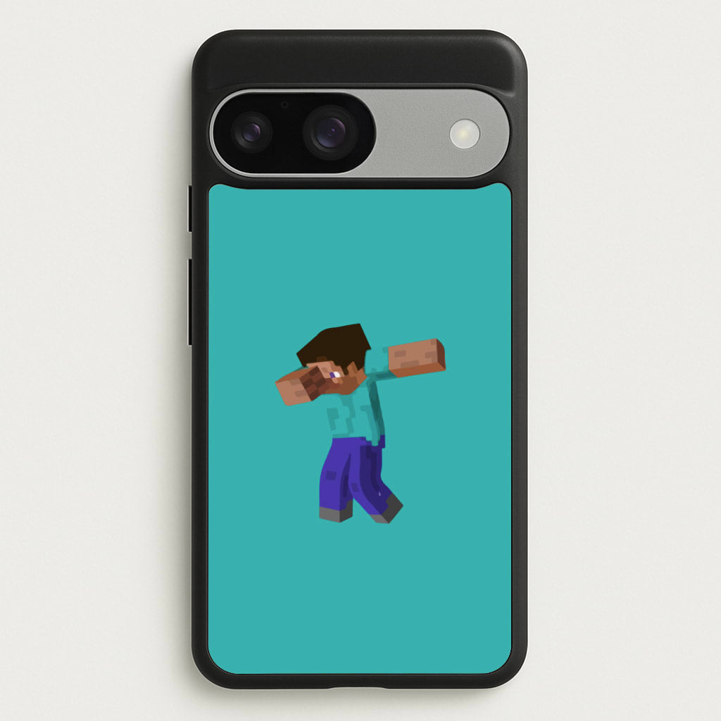Steve Dab - Mining - Minecraft Phone Case for Google Pixel 9 / 9 Pro