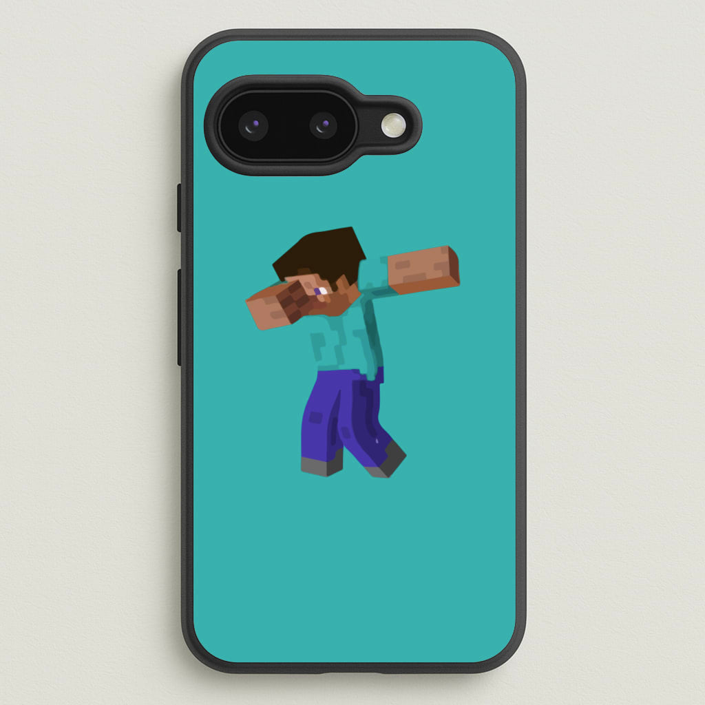 Steve Dab - Mining - Minecraft Phone Case for Google Pixel 9a