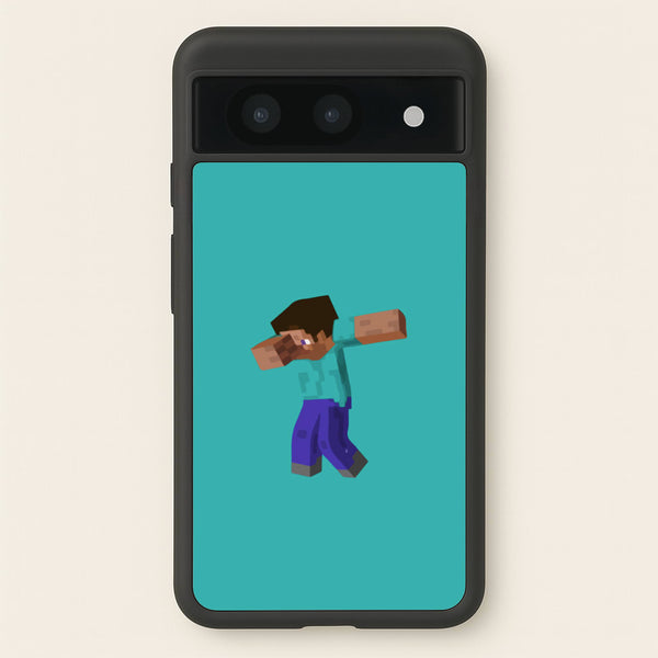 Steve Dab - Mining - Minecraft Phone Case for Google Pixel 8a