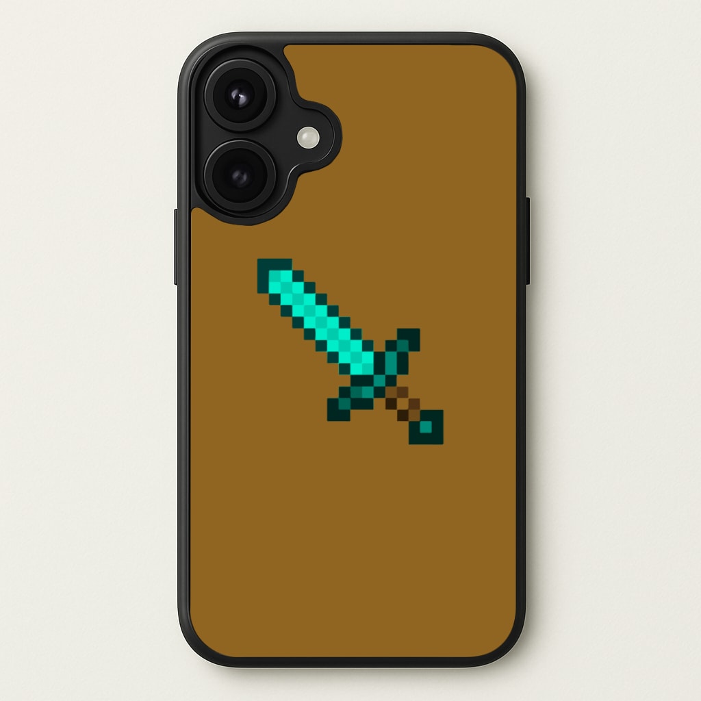 Diamond Sword - Mining Phone Case for iPhone 17
