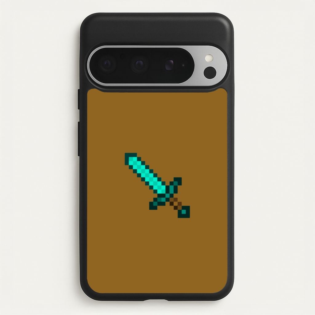 Diamond Sword - Mining - Minecraft Phone Case for Google Pixel 9 Pro XL