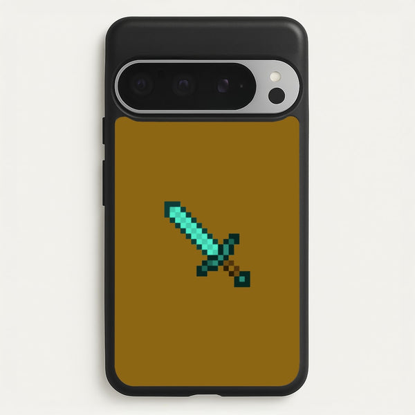 Diamond Sword - Mining - Minecraft Phone Case for Google Pixel 9 Pro XL