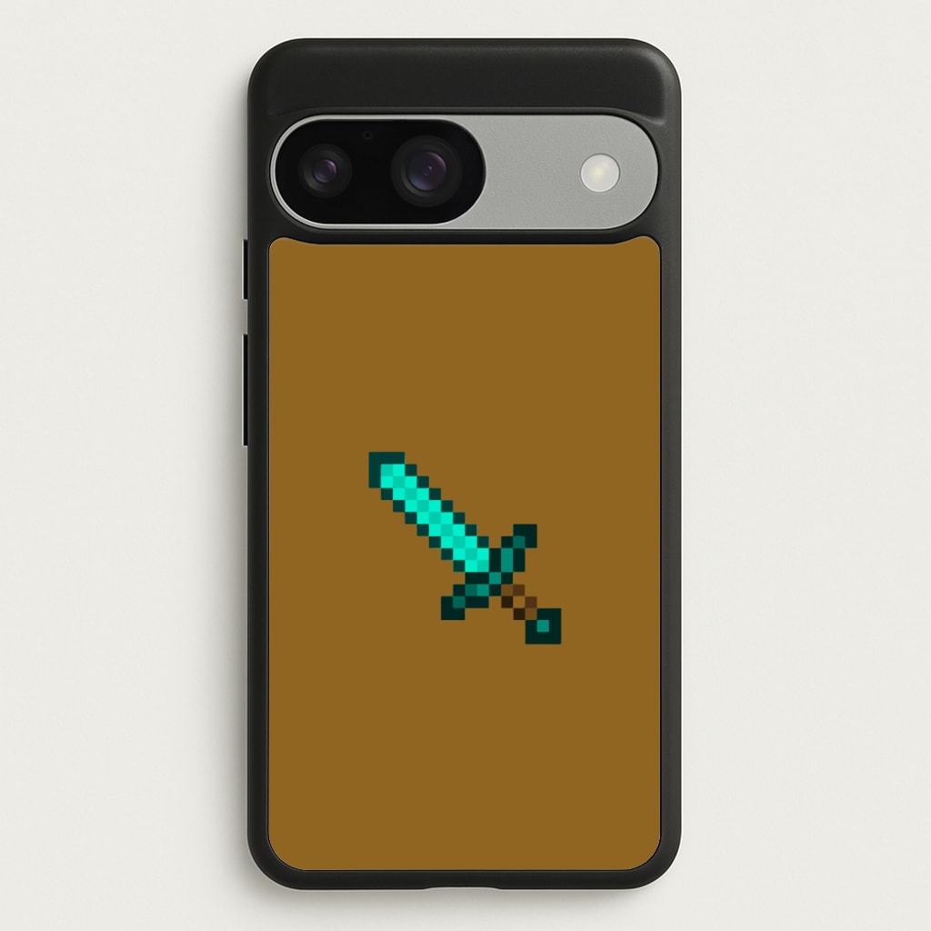 Diamond Sword - Mining - Minecraft Phone Case for Google Pixel 9 / 9 Pro