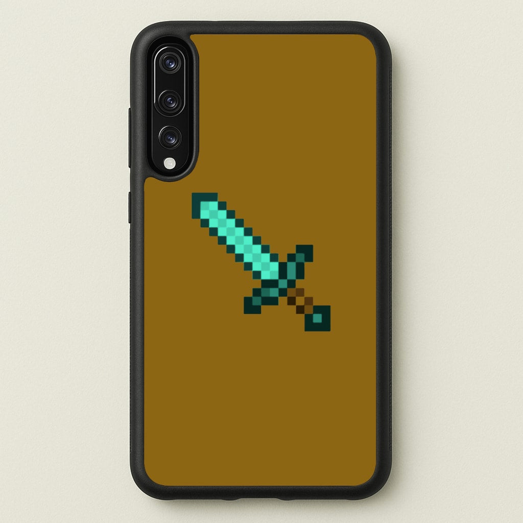 Diamond Sword - Mining - Minecraft Phone Case for Huawei P20 Pro