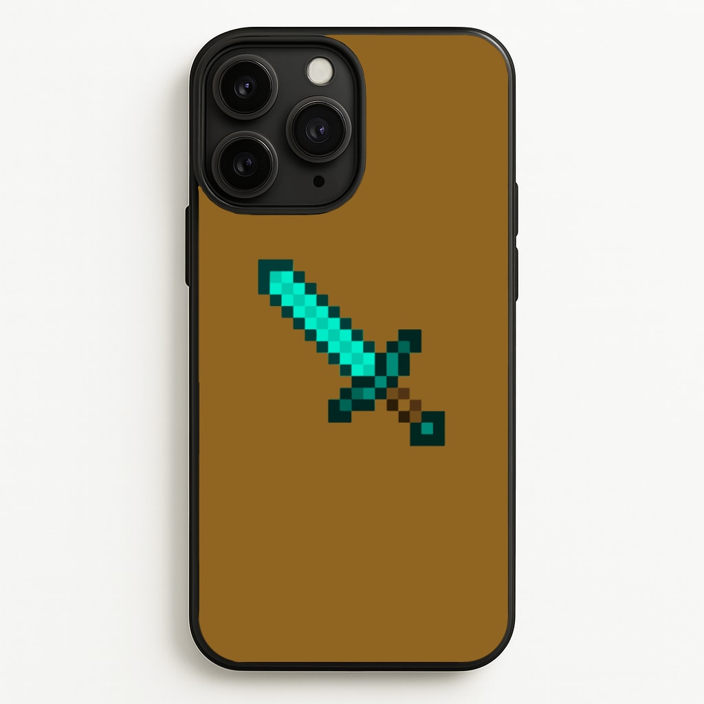 Diamond Sword - Mining - Minecraft Phone Case for iPhone 11 Pro Max