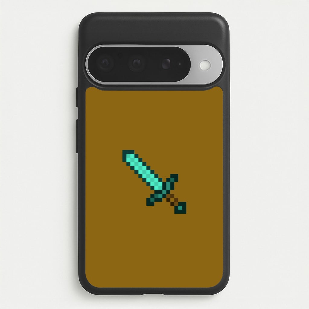 Diamond Sword - Mining Phone Case for Google Pixel 10 Pro XL