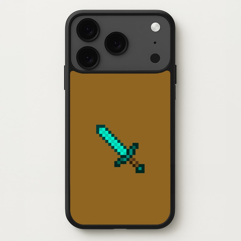 Diamond Sword - Mining Phone Case for iPhone 17 Pro