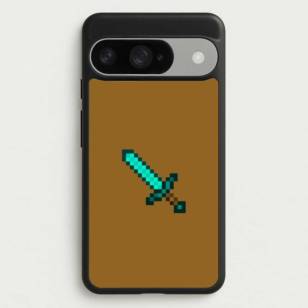Diamond Sword - Mining Phone Case for Google Pixel 10 / 10 Pro