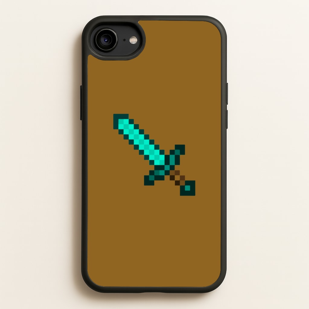 Diamond Sword - Mining - Minecraft Phone Case for iPhone 6 / 7 / 8 / SE