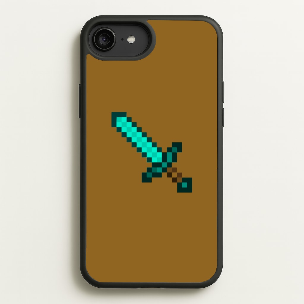 Diamond Sword - Mining - Minecraft Phone Case for iPhone 6 Plus / 7 Plus / 8 Plus