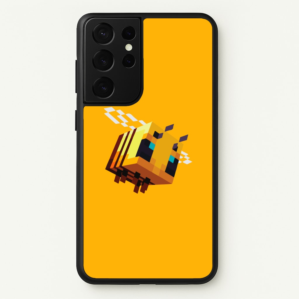 Mining Bee - Minecraft Phone Case for Galaxy S21 Ultra