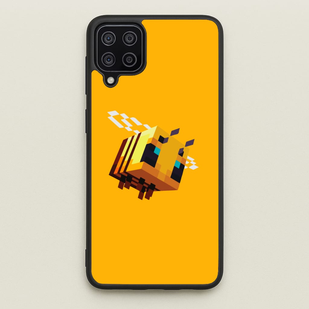 Mining Bee - Minecraft Phone Case for Galaxy A12