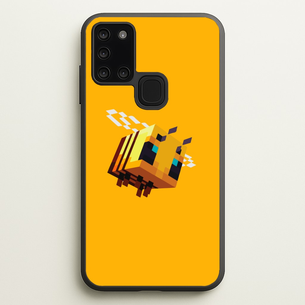 Mining Bee - Minecraft Phone Case for Galaxy A21s