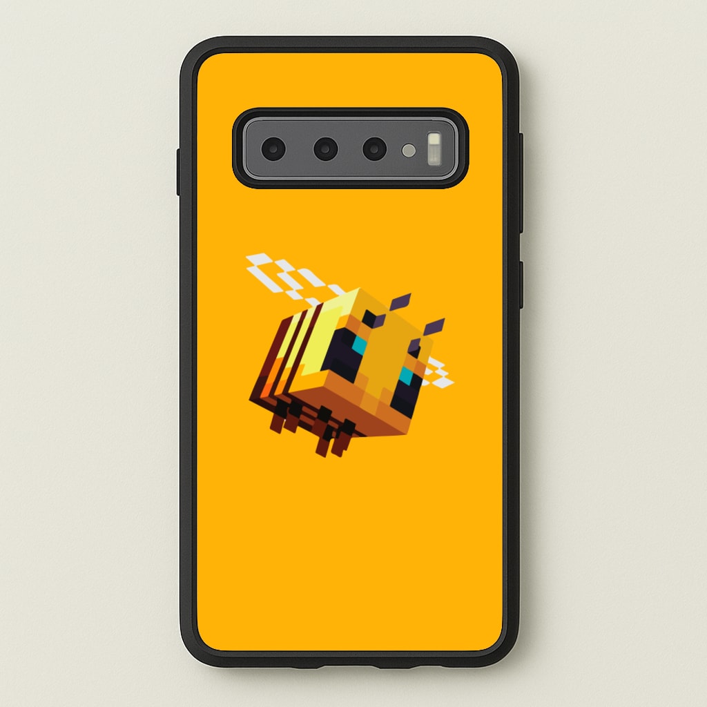 Mining Bee - Minecraft Phone Case for Galaxy S10 Plus