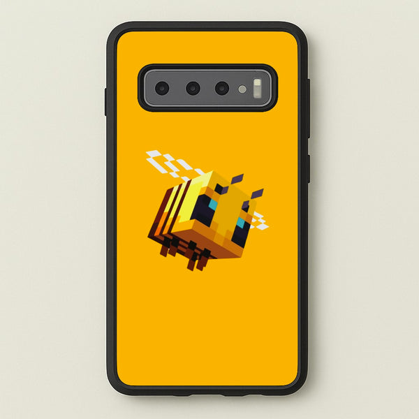 Mining Bee - Minecraft Phone Case for Galaxy S10
