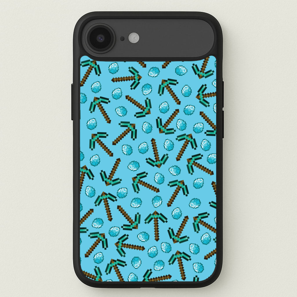 Diamond Axe Pattern Phone Case for iPhone 17 Air