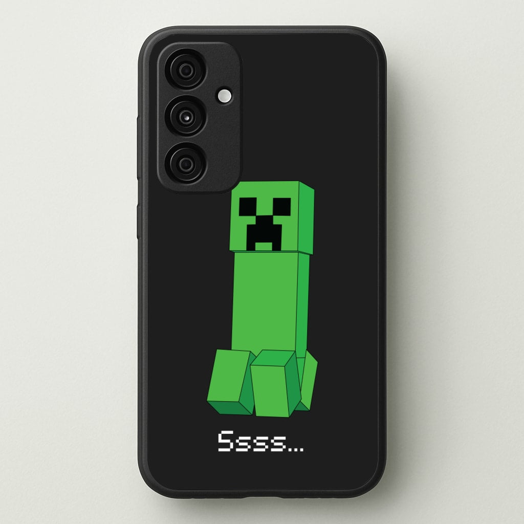 Creeper Standing - Minecraft Phone Case for Galaxy A15