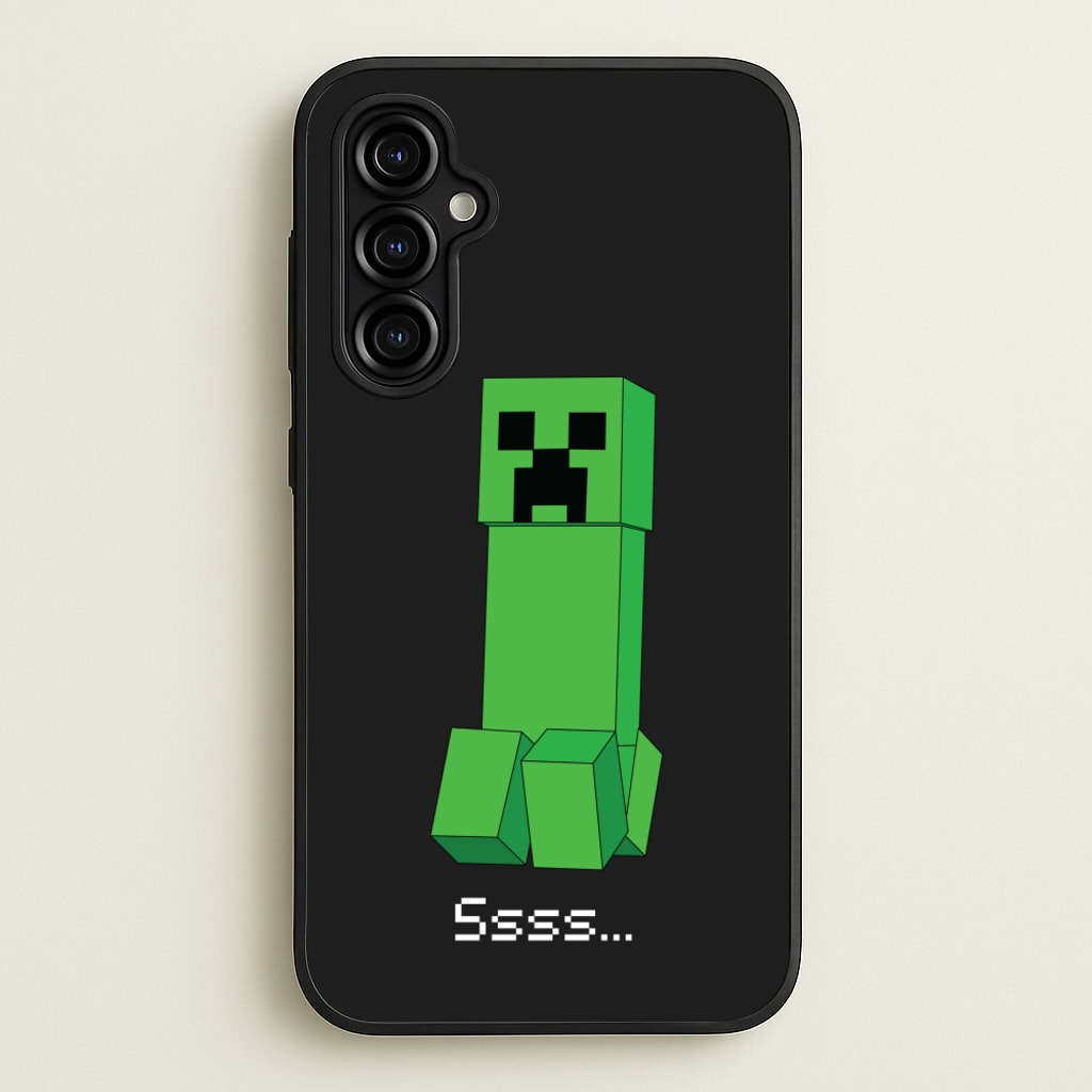 Creeper Standing - Minecraft Phone Case for Galaxy A54