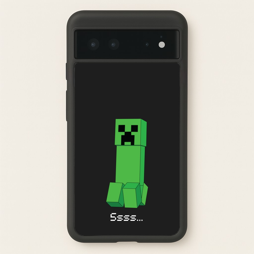 Creeper Standing - Minecraft Phone Case for Google Pixel 6