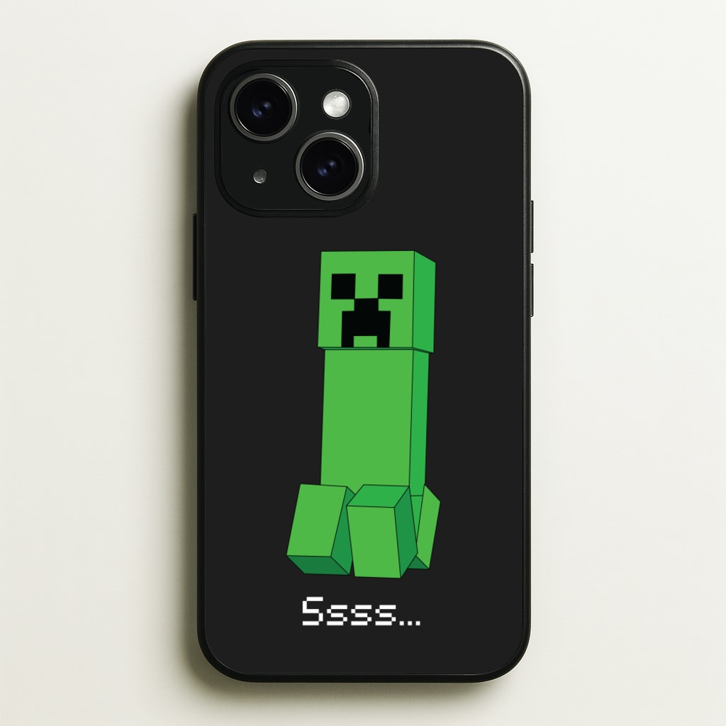 Creeper Standing - Minecraft Phone Case for iPhone 15