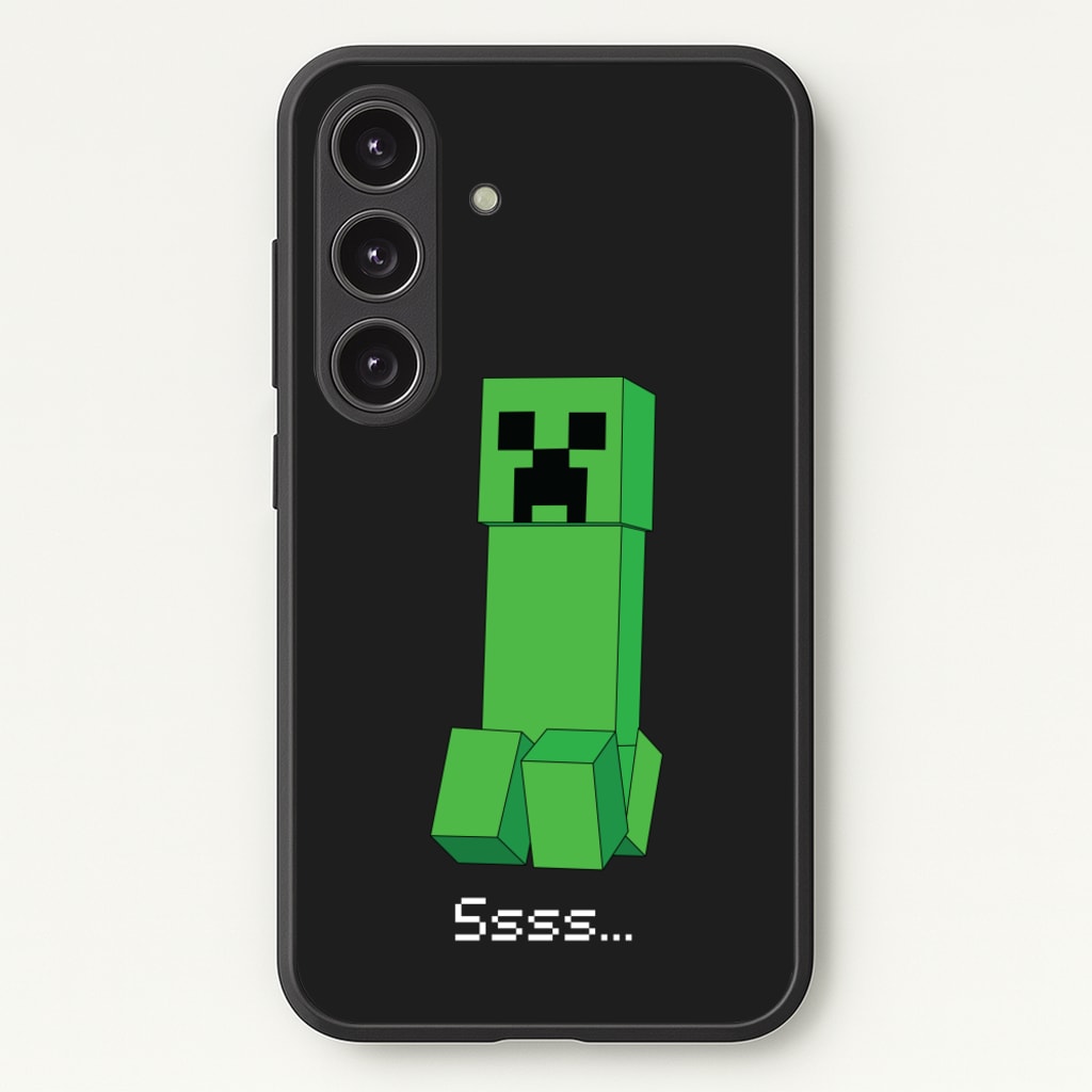 Creeper Standing - Minecraft Phone Case for Galaxy S24FE