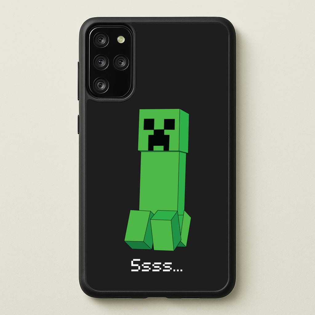 Creeper Standing - Minecraft Phone Case for Galaxy S20 Plus