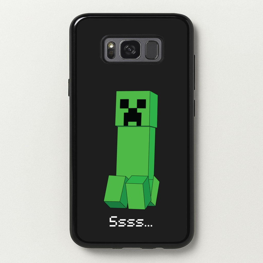 Creeper Standing - Minecraft Phone Case for Galaxy S8 Plus