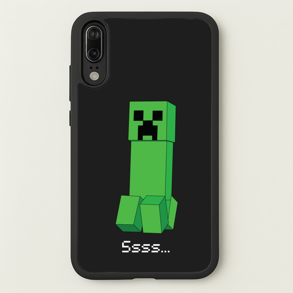 Creeper Standing - Minecraft Phone Case for Huawei P20