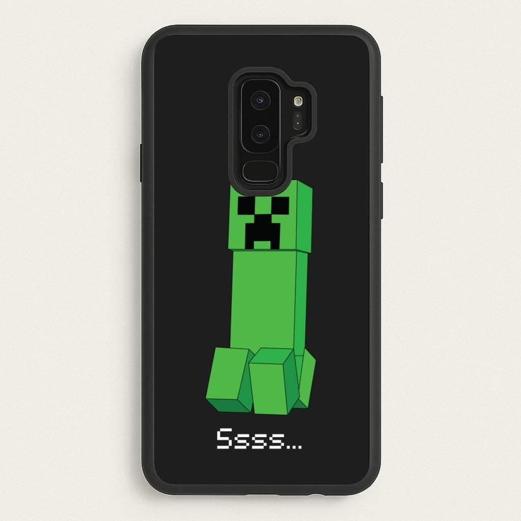 Creeper Standing - Minecraft Phone Case for Galaxy S9 Plus