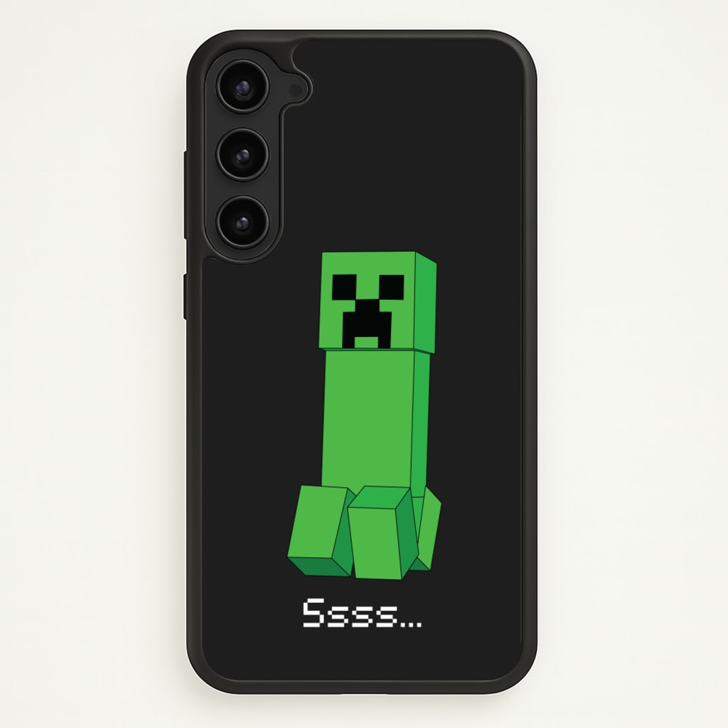 Creeper Standing - Minecraft Phone Case for Galaxy S23