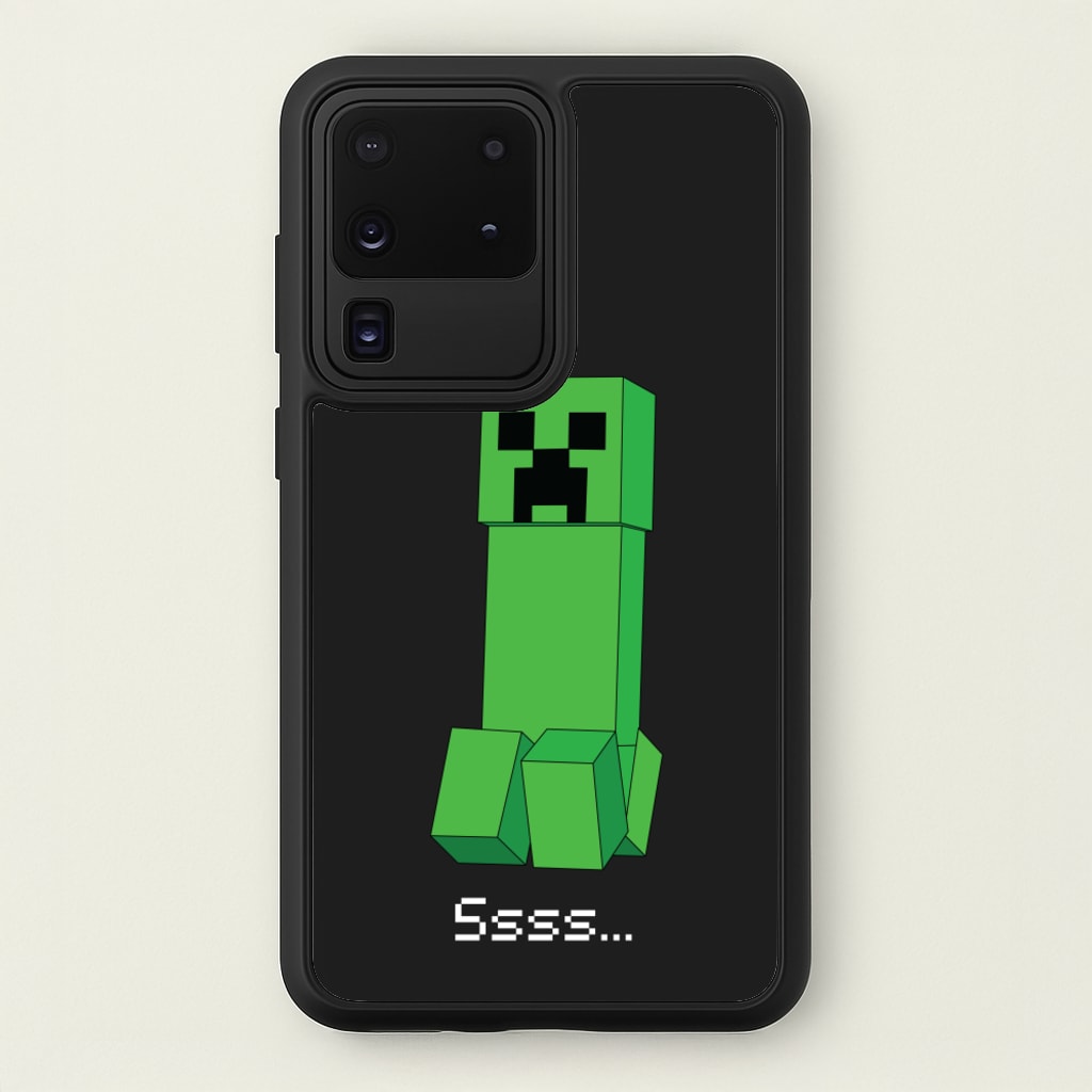 Creeper Standing - Minecraft Phone Case for Galaxy S20 Ultra