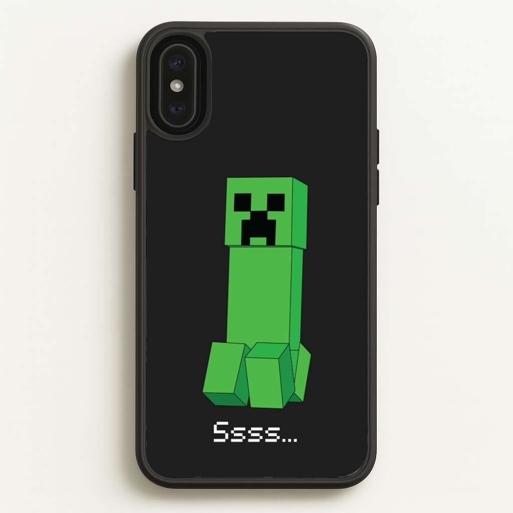 Creeper Standing - Minecraft Phone Case for iPhone XS Max