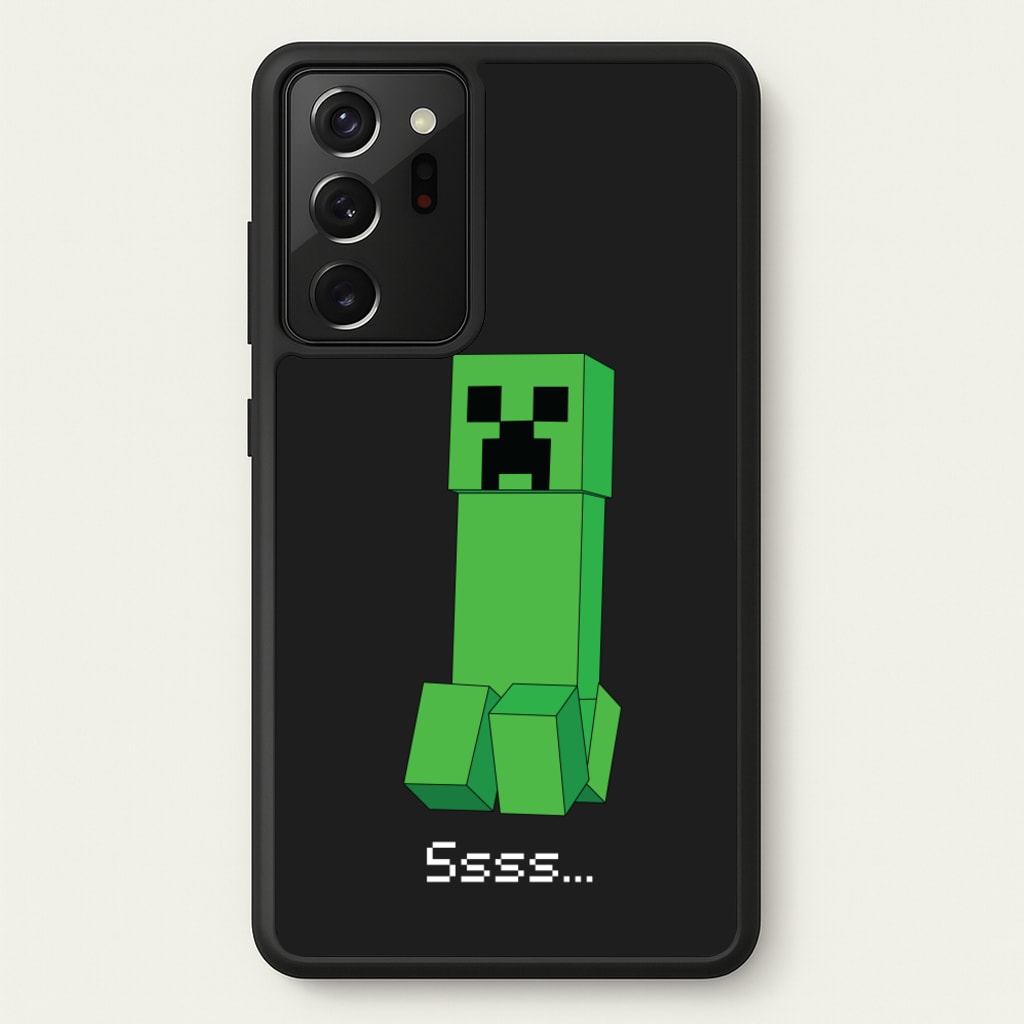 Creeper Standing - Minecraft Phone Case for Galaxy Note 20 Ultra