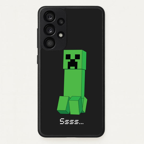 Creeper Standing - Minecraft Phone Case for Galaxy A53