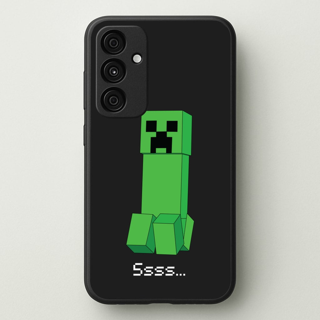 Creeper Standing - Minecraft Phone Case for Galaxy A35